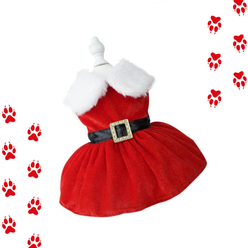 Monografía tirano rojo Vestido Navidad para perros o gatos - Omydog