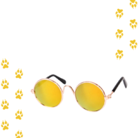 gafas amarillas para mascotas