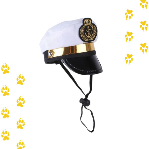 Sombrero De Capitán Para Perros O Gatos