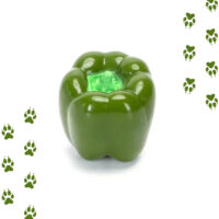 pimenton verde de juguete para mascotas