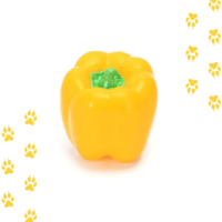 pimenton amarillo de juguete para mascotas