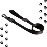 correa color negro para perros zeedog