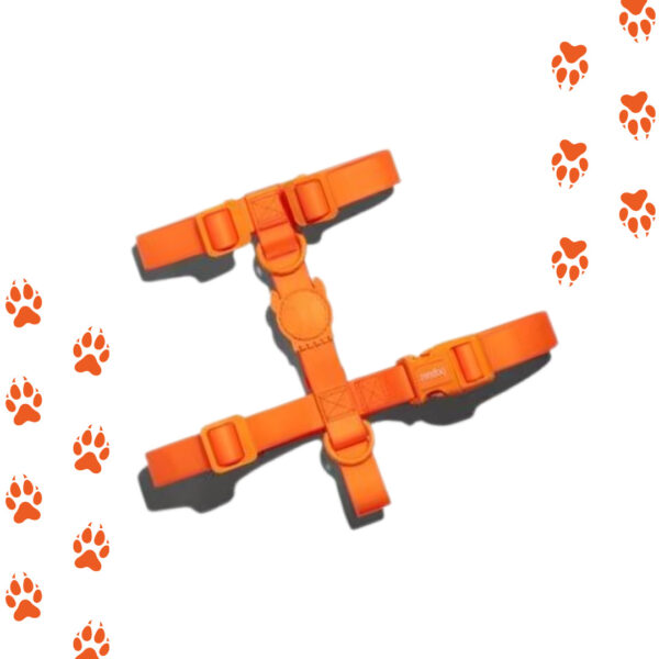 Arnés Para Perro Neopro Tangerine H-harness Zeedog Talla M