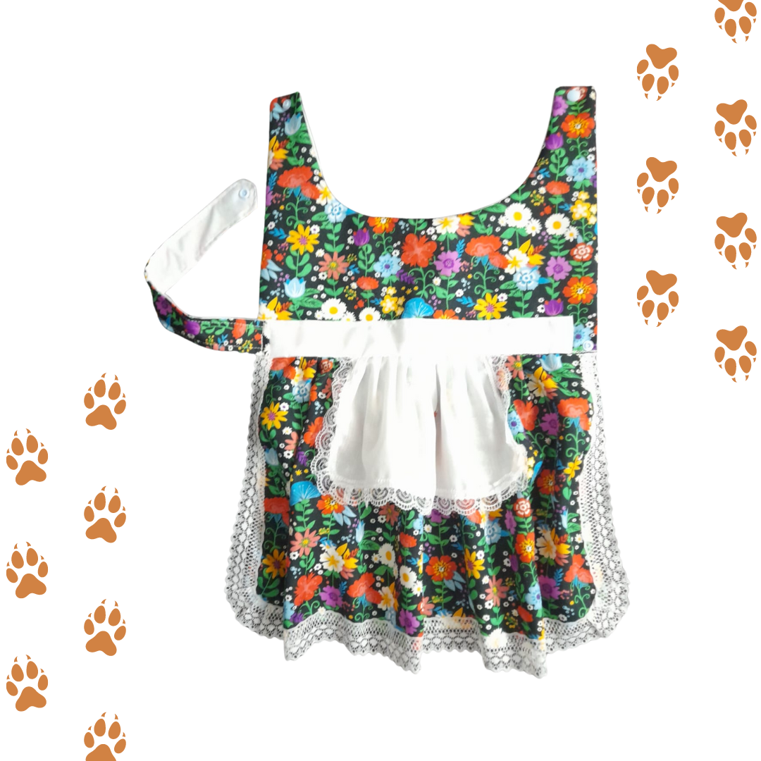 Vestido De Huasa Para Mascotas | Talla XL Fiestas Patrias