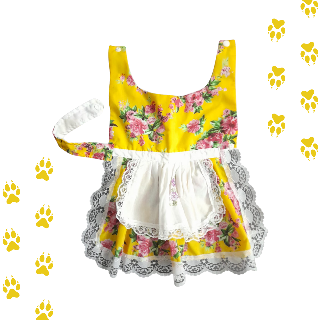 Vestido De Huasa Para Mascotas | Talla M Fiestas Patrias