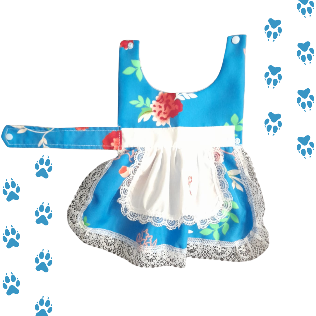 Vestido De Huasa Para Perrita o Gatita | Talla S Fiestas Patrias