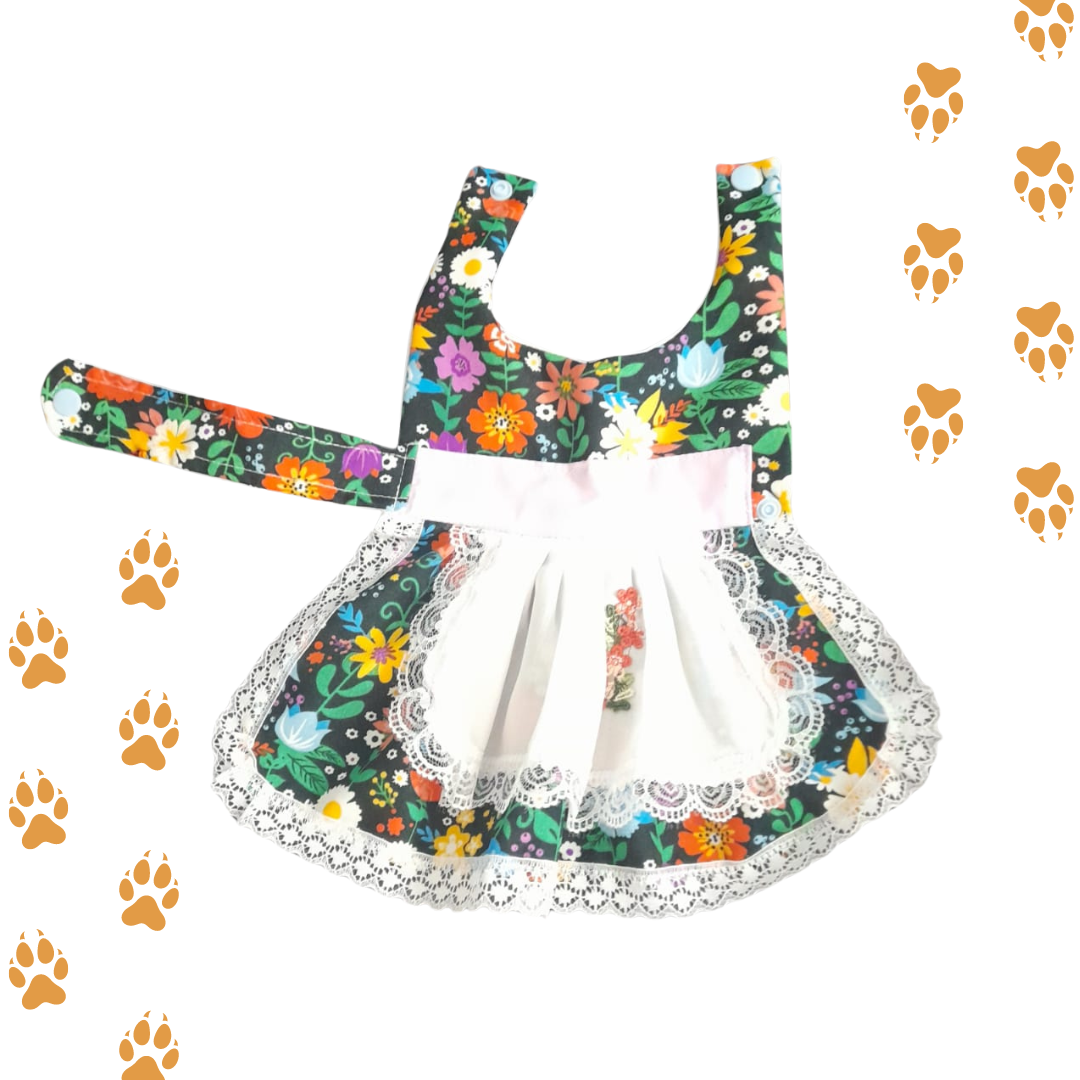 Vestido De Huasa Para Mascotas Fiestas Patrias