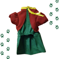 Disfraz De Chilindrina Para Mascotas | Vestido Chilindrina