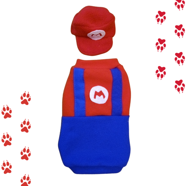 Disfraz Para Mascotas Mario Bross | Cosplay Perros O Gatos