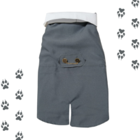 Smoking Para Perro Grande | Traje Formal Gris Para Mascota