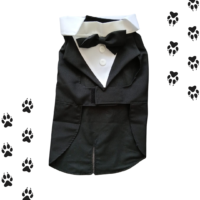 Smoking Para Perro Grande | Traje Formal Negro Para Mascota