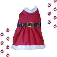 Vestido Navidad Perrita Raza Grande | Ropa Navidad Mascotas