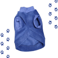 Capa Polar para Perro en Clásico Azul