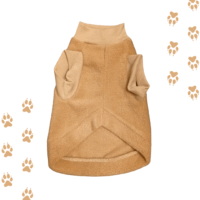 Capa Polar para Perro en Suave Beige Natural