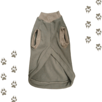 Capa Polar para Perro en Elegante Gris Neutro