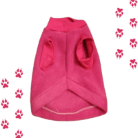 Capa Polar para Perro en Intenso Fucsia Radiante