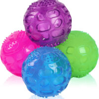 Juguete  Pelota Flexible C/sonido Grande Perros Mascotas