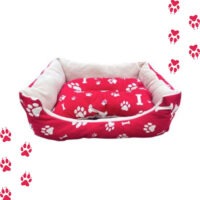 Cama Para Mascotas Diseño Huesos | Talla L 70x50x18