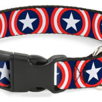 Collar Para Perro Con Hebilla | Capitán América S-m-l