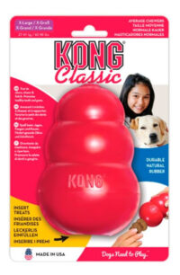 Kong Classic Xl Juguete Rellenable D Snack Alimento P/ Perro Color Rojo - Imagen 7