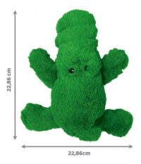 Juguete Chillón Kong Cozie Cocodrilo Talla M Color Verde Dis - Imagen 4