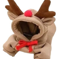 Disfraz Navideño Para Mascotas | Rodolfo El Reno