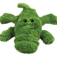 Juguete Chillón Kong Cozie Cocodrilo Talla M Color Verde Diseño Ali Alligator