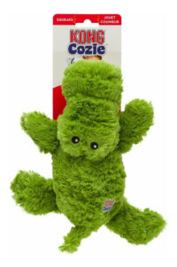 Juguete Chillón Kong Cozie Cocodrilo Talla M Color Verde Dis - Imagen 6