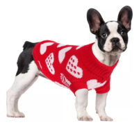 Suéter Ropa, Polerón, Capa Chalecos Corazon Perros Gatos - Imagen 6