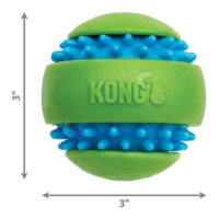 Pelota Kong Squeezz Goomz Ball Talla L Resistente Con Sonido - Imagen 5