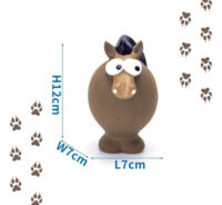 Juguete Caballo Chirriante De Goma Para Mascotas - Imagen 3