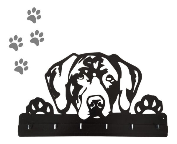 Porta Llaves Y Correas De Perro | Weimaraner