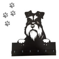 Porta Llaves Y Correas De Perro | Schnauzer