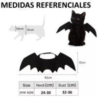 Disfraz De Murciélago Para Mascotas - Imagen 9