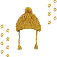 Gorro De Invierno Para Mascotas | Gorro Lana Color Mostaza