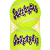 Kong Squeakair Balls Paquete 3 Pelotas De Tenis Medianas Color Amarillo