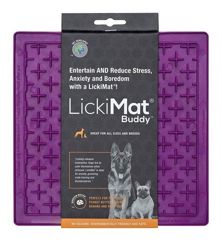 Lickimat Buddy Comedero Alfombrilla Para Lamer Comida Perros