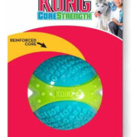 Kong Corestrength Pelota Con Textura Talla M 6cm Color: Verde/azul