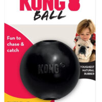 Kong Ball Extreme M/l Pelota Perro Ultra Resistente Color Negro