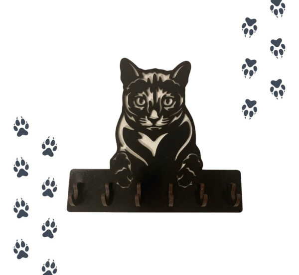 Porta Llaves Y Correas De Gato | Russian Blue