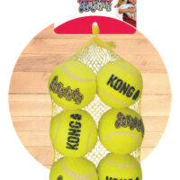 Kong Squeakair Balls Paquete 6 Pelotas Medianas Para Perro C