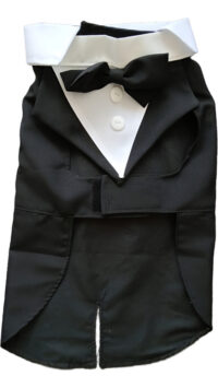 Smoking Para Perro Grande | Traje Formal Negro Para Mascota - Imagen 10