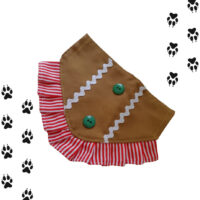 Bandana Galleta Hembra | Accesorio Collar Navidad Mascotas