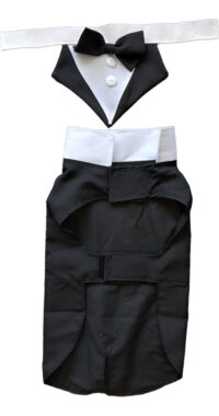 Smoking Para Perro Grande | Traje Formal Negro Para Mascota - Imagen 16