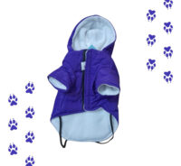 Parka Con Polar Y Capucha Impermeable Para Perros | Talla S