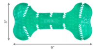 Juguete Para Perros Kong Squeezz Dental Bone, Color Verde - Imagen 3