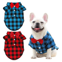 Ropa Para Perros O Gatos | Camisa A Cuadros Para Mascotas