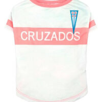 Camiseta Para Mascota Perro Universidad Católica Rosada