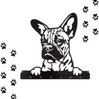 Porta Llaves Y Correas De Perro | Bulldog Francés