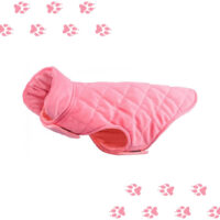 Chaleco Para Perros Reversible | Abrigo De Terciopelo Rosado